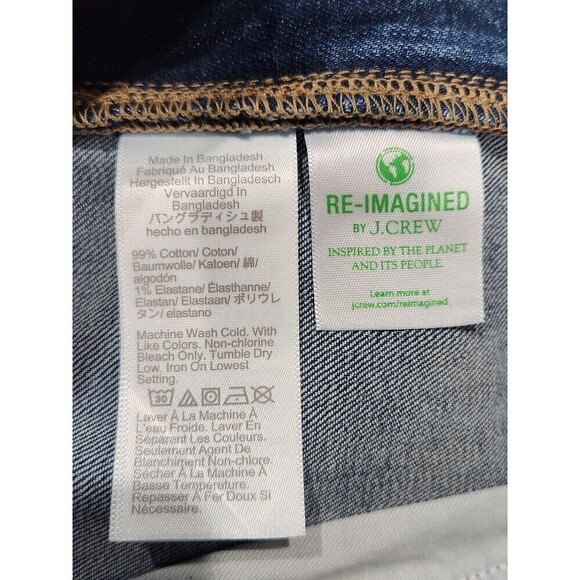 NEW! J. Crew Straight Fit Signature Flex Light Medium Wash Jeans, 32x34 - Picture 10 of 13